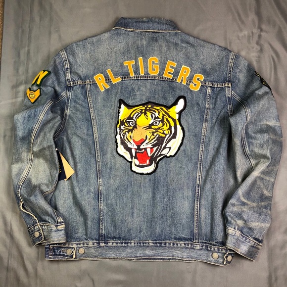 rl tigers denim jacket